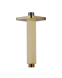 JTP Brushed Brass 150mm HIX Ceiling Shower Arm image - 33218BBR