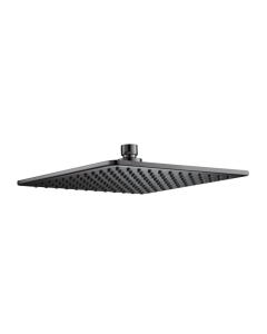 JTP Hix 250mm Brushed Black Ceiling Mounted Shower Head