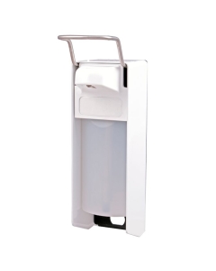 Prestige White Metal Short Lever Soap Dispenser 500ml - 8005