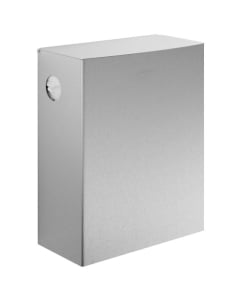 Prestige 12 Litre Stainless Steel Sanitary Bin  image on a plain white background - WP177-2
