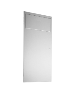 Prestige 11 Litre Recessed Waste Bin - Brushed Stainless Steel Image on a white background - WP134
