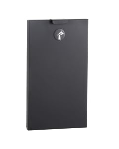 Bobrick 1.9L Recessed Sanitary Disposal - Matt Black - B3513.MBLK