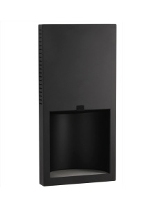 Bobrick Trimline 1kW Recessed Automatic Hand Dryer - Matt Black image on a white background - B3725.MBLK