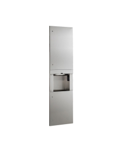 Bobrick Trimline Recessed Soap, Paper Towel and Hand Dryer Combination Unit - B38030
