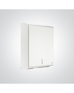 Dolphin White Metal Maxi C Fold Paper Towel Dispenser