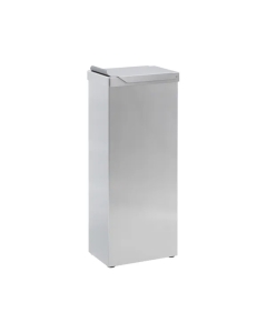 DOLPHIN SATIN STEEL SANITARY BIN