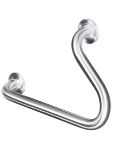 Prestige Left Hand 45° Angled Grab Rail 500mm x 270mm - Satin Stainless Steel