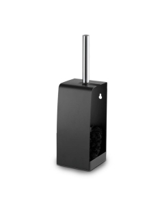 Prestige Ecoline Toilet Brush Set and Holder - Matt Black