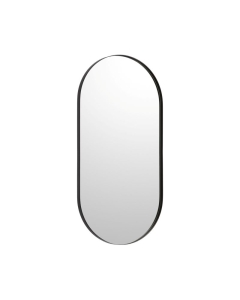 Bobrick Pill Shaped Mirror Matt Black B105.MBLK