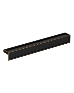 Prestige 177mm Brushed Bronze L-Shape Handle close up image - CNPW108919