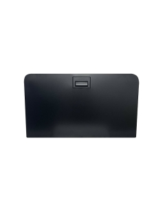 Safe Hands Horizontal Wall Mounted Baby Changing Unit Smooth Matt Black front image - BABN33SMB