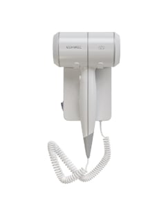 Genwec Ionic Wall Mounted Hair Dryer 1.8kW White - GW02080100