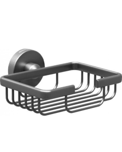 Genwec Nimbus Stainless Steel Soap Basket Brushed Metal