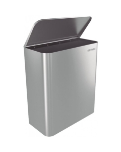Genwec 7Ltr Wall Mounted Sanitary Napkin Bin Brushed Stainless GW06150401