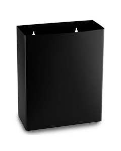 Prestige Ecoline 23L Wall Mounted Open Top Bin - Matt Black image - E-23WOT/MBK