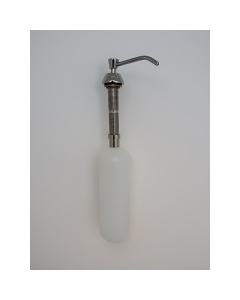 Prestige Vanity Top Chrome Soap Dispenser 1000ml 100mm Spout attached to bottle - 03101B