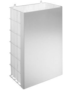 Waste Bin-Basket 60 litre Chrome Nickel Stainless Steel Prestige
