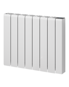 Aron Wifi Electric Panel Radiator H570 x W720mm - White Aluminium