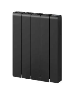 Aron Wifi Electric Panel Radiator H570 x W450mm - Black Aluminium