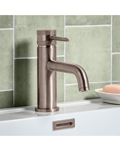 Scudo Core Mono Basin Mixer - Brushed Bronze In Situ
