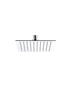 JTP Glide Polished Chrome Square Ultra-Thin 200mm Overhead Shower