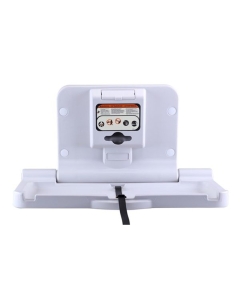 Safe Hands Commercial Horizontal Wall Mounted Baby Changing Unit - White open unit image - BABH77