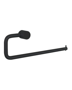 Prestige Double Toilet Roll Holder - Matt Black