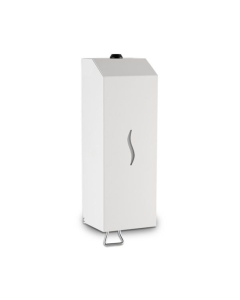 Prestige Ecoline White Gloss Manual Steel Vertical 1L Foam Soap Dispenser image - E1MSD/FWH