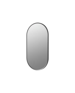 Yorvik Oblong Mirror - Matt Black 800mm x 400mm CNPW106266