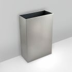 Synergise Stainless Steel Open Top Waste Bin 30 Litre AGAINST THE WALL - PL71MBS