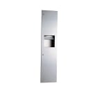 Bobrick Trimline Recessed Paper Towel Dispenser and Waste Bin 24L image - B3803