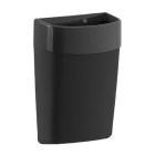 Myriad Black 25 Litre Waste Bin image on a white background - 6WB-K
