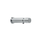 Satin Stainless Steel Panel Mounted Soap Dispenser image on a white background - WP194