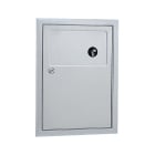 Recessed Sanitary Bin 4.5L Bobrick image on a white background - B353