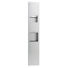 Bobrick Trimline Paper Towel Dispenser, Automatic Hand Dryer and Waste Bin Unit - B38033
