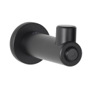 Bobrick Surface Mounted Coat Hook with Bumper- Matt Black side image - B9541.MBLK