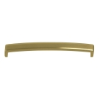 Prestige 170mm Brushed Brass Chunky D-Shape Handle close up image - CNPW106213
