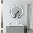 Hooton 600mm Round Front-Lit LED Mirror - In Situ