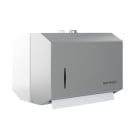 Genwec Paper Towel Dispenser Brushed Stainless Steel on a white background GW03040401