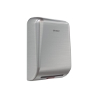 Genwec 1kW Exo Brushed Stainless Steel Hand Dryer image of  side/front view on a white background - GW01210401
