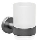 Genwec Nimbus Round Stainless Steel Tumbler Holder Brushed Metal  01977809500