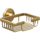 Genwec Nimbus Brushed Gold Stainless Steel Soap Basket