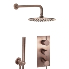 JTP Vos 2 Outlet Shower Combination - Brushed Bronze
