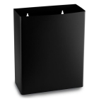 Prestige Ecoline 23L Wall Mounted Open Top Bin - Matt Black image - E-23WOT/MBK