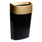 Myriad Matt Brass / Black Wall Mounted Waste Bin 25L  - 6WB-MBR