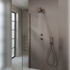 JTP Florence Lumen Brushed Bronze Shower Head in situ image - LU1SHBRZ