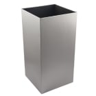 Synergise Stainless Steel Open Top 50 Litre Bin image on a white background - PL76MBS
