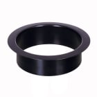Prestige 200mm Smooth Matt Black Waste Chute - PSCSMB200