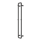 Prestige Pelmo Matt Black Towel Rail 1500mm x 200mm - EPLOK
