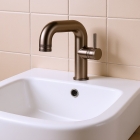 Scudo Core Brushed Bronze Side Lever Basin Mono Lifestyle - NU-049